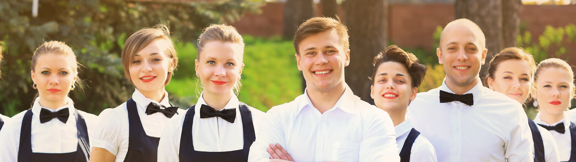 Personaldienstleistung - Köche, Kelner, Küchehilfen Gruppenbild der Servicekräfte